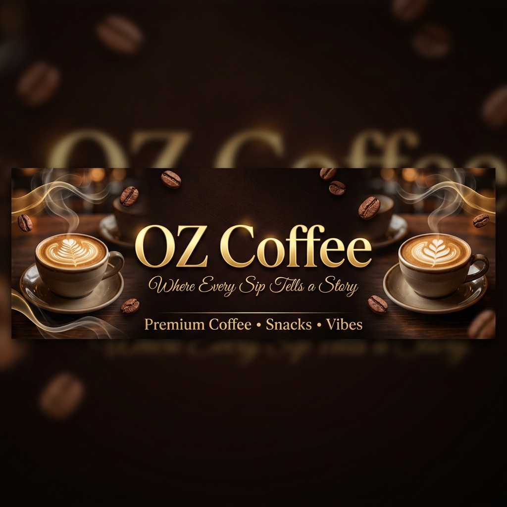 Banner OZ Coffee