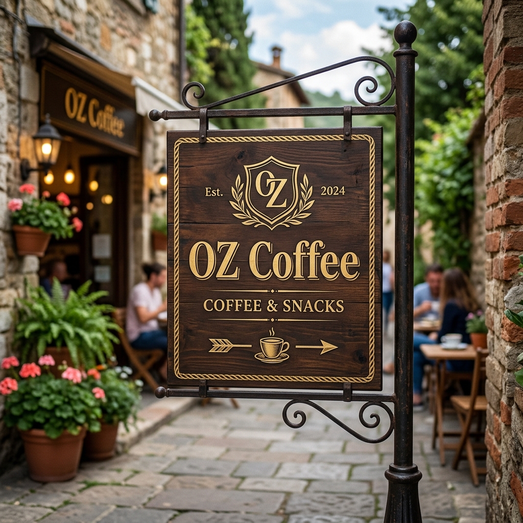 Papan Plang OZ Coffee